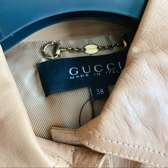 NWT Authentic Gucci Embroidered Leather Jacket - Picture 5 of 8